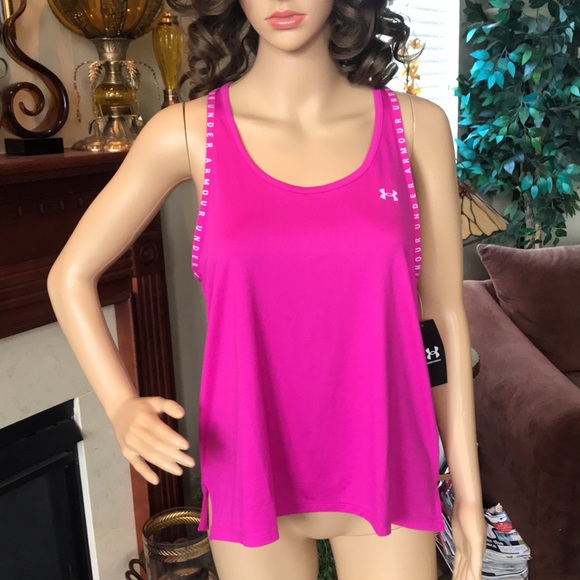 Under Armour Tops - Brand New Under Armour Heatgear Pink Tank Top